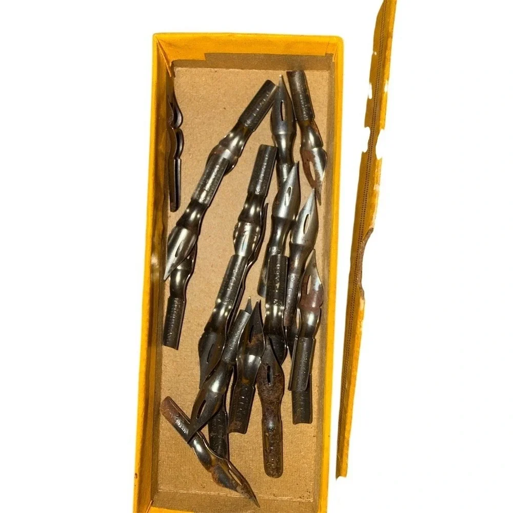 Vintage‎ Eberhard Faber Union No. 110 Ink & Pencil Eraser Box Dip Pen